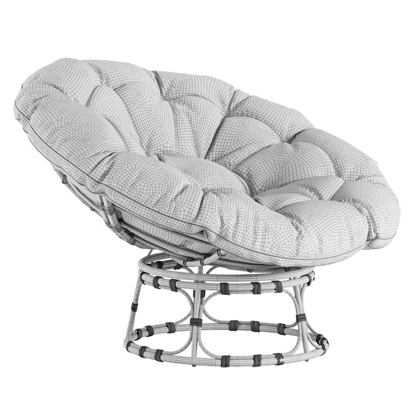 SAFAVIEH Outdoor Kiraya Papasan Chair Image 5