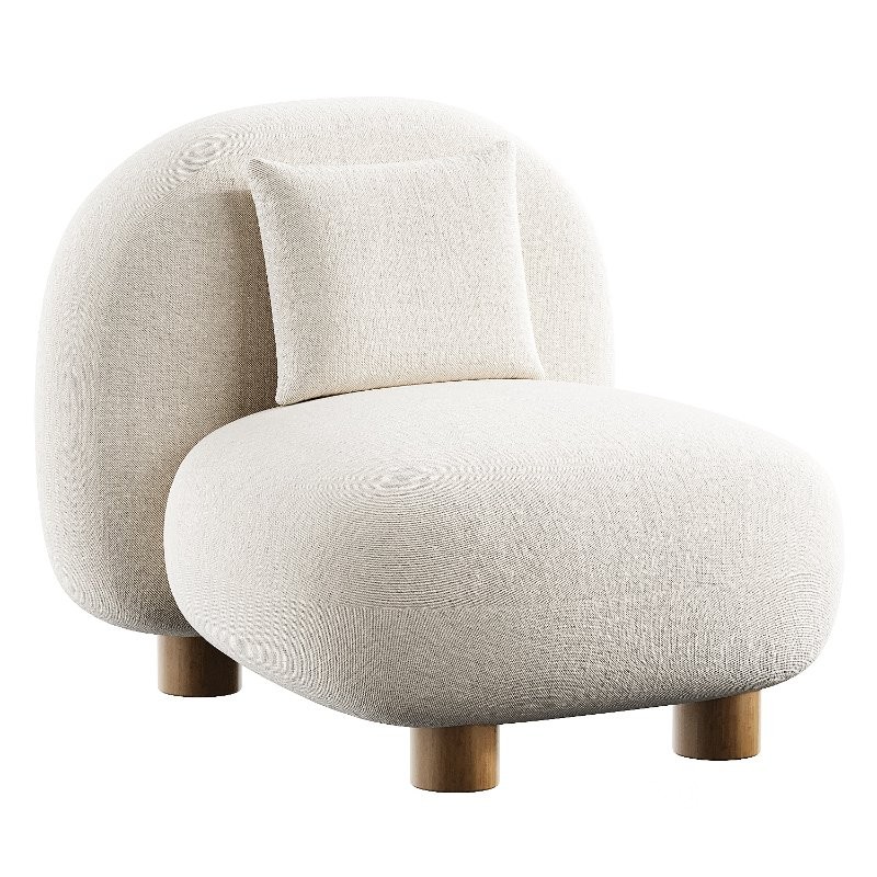 keny wine boucle armchair Image 6