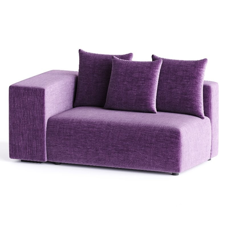 black couch voltaire Image 6