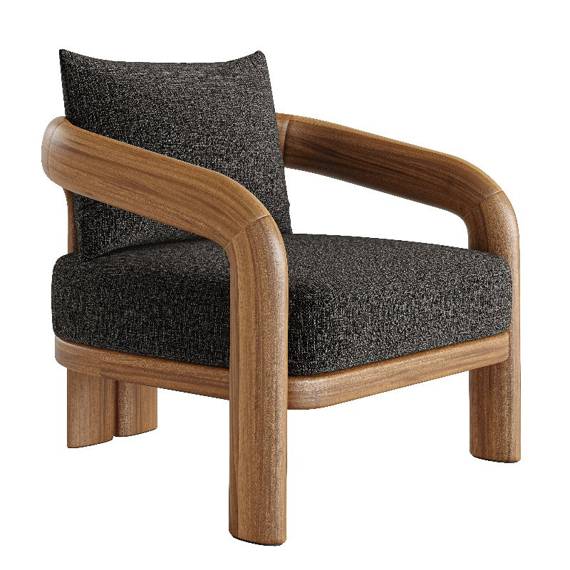 Chloe Teak Lounge Chair Image 3