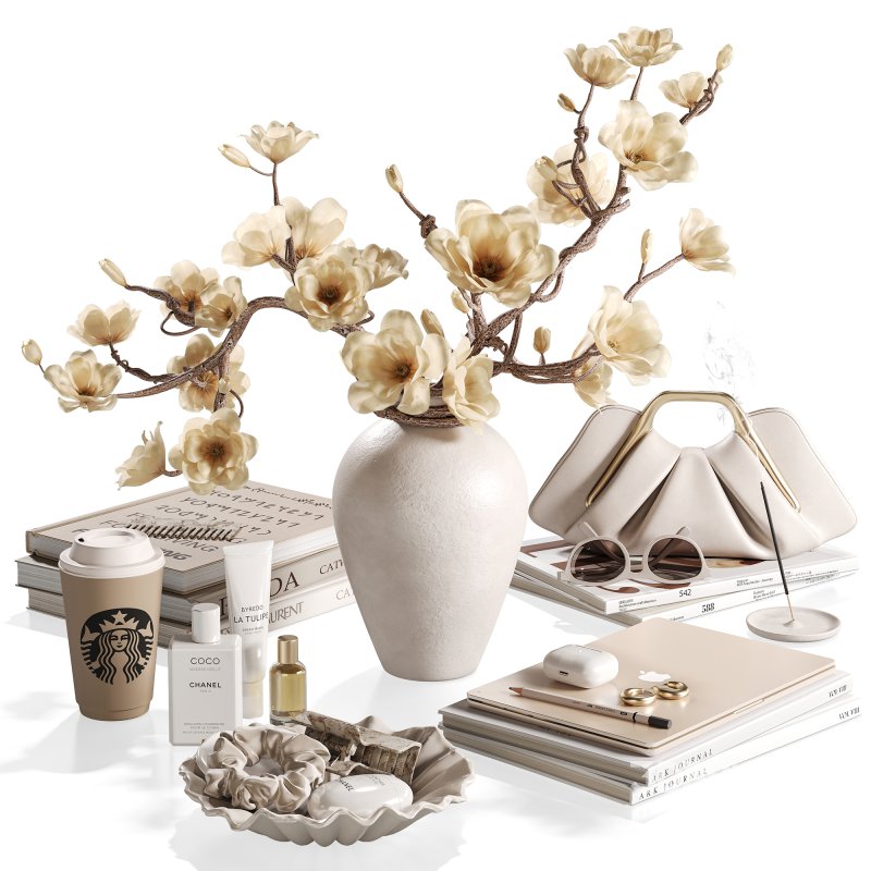 Beige Harmony Still Life Decorative set23 Image 1