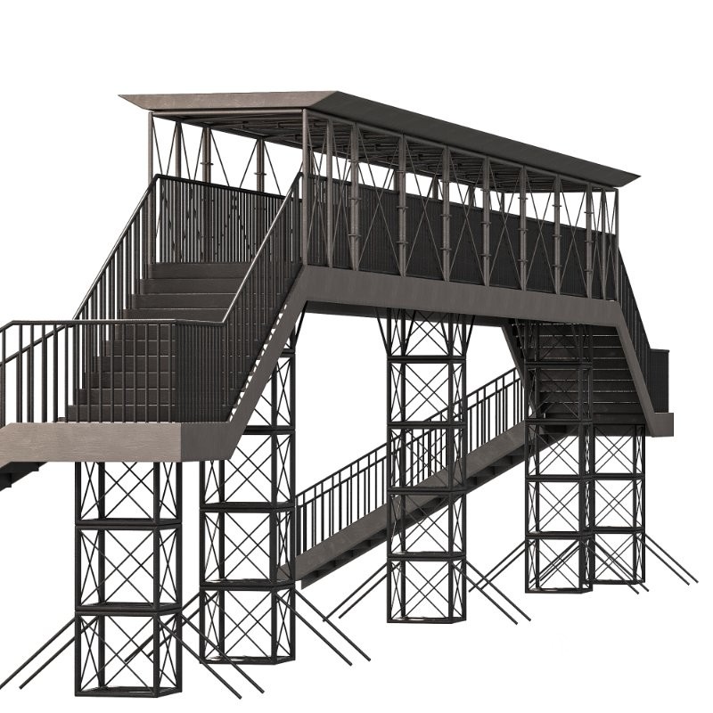 Pedestrian Crossing Bridge Image 6