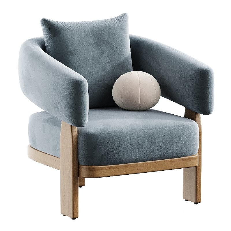 kavala teak lounge chair Image 5