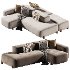 Corner sofa KAUNAS modular by Gianfranco - Thumbnail 1