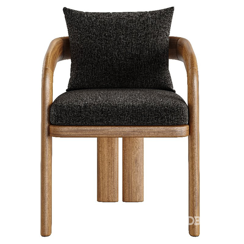 Chloe Teak Dining Chair Image 5