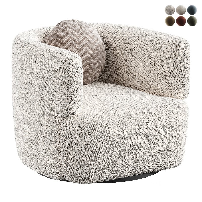morgan swivel chair Image 3