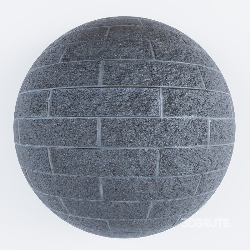 Brick Stone Wall Block Image 3