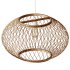 Natural Round Bamboo Hanging Pendant Lights - Thumbnail 2