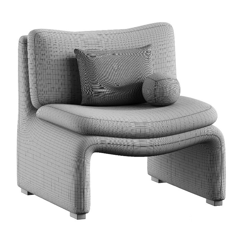 maya white chair Image 2