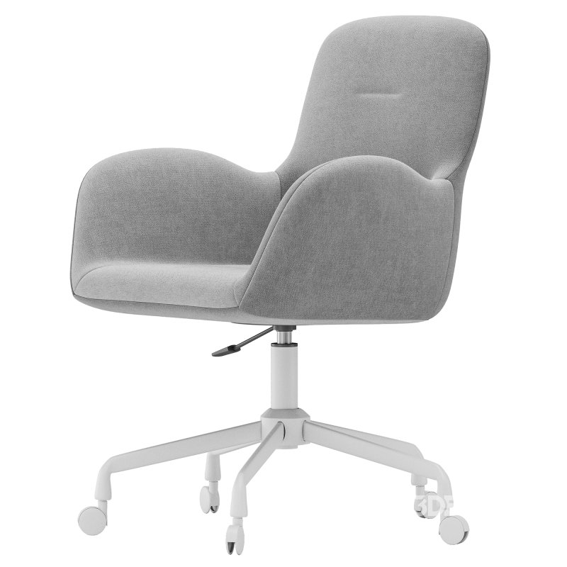 Office chair Frey Textile Beige Image 3
