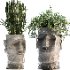 Easter Island Planter 02 - Thumbnail 2