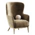 alva wingback accent chair - Thumbnail 5