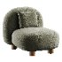 keny wine boucle armchair - Thumbnail 1