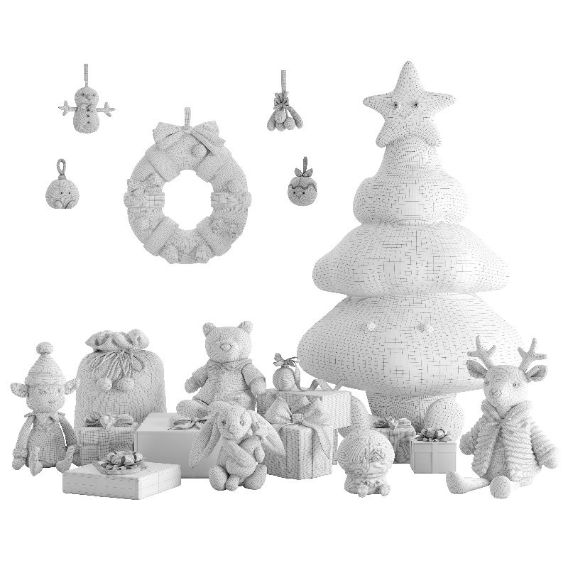 Plush Toys Set 23-Christmas Image 3