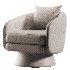ROCITY Barrel Swivel Accent Chair - Thumbnail 3