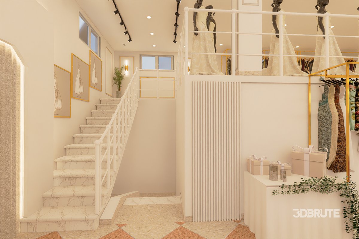 3D Wedding shop design Image 6