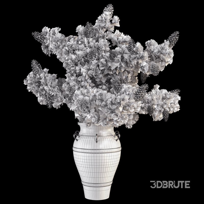 Bouquet of Pine Branches in Vase 47 Image 4
