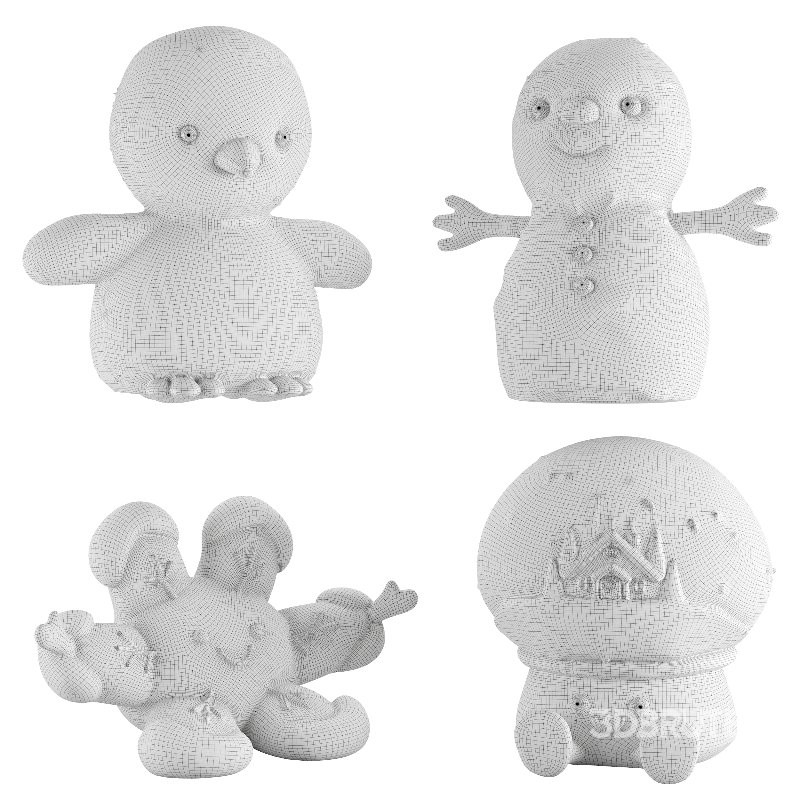 Plush Toys Set 18-Christmas Image 4