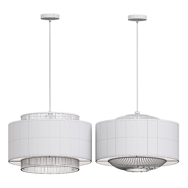 Japanese Bamboo Chandelier Image 4