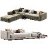 Corner sofa Minotti Horizonte Modular Sofa - Thumbnail 3