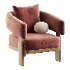 kavala teak lounge chair - Thumbnail 1