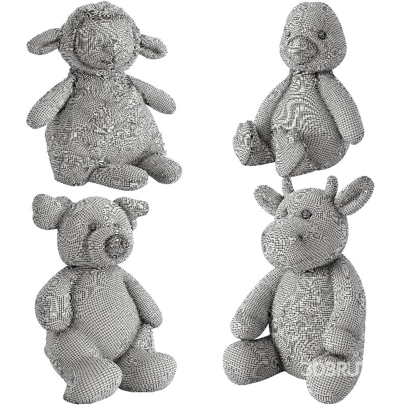 Plush Toys Set 04 Image 4