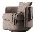 Swivel chair Dandy beige - Thumbnail 3