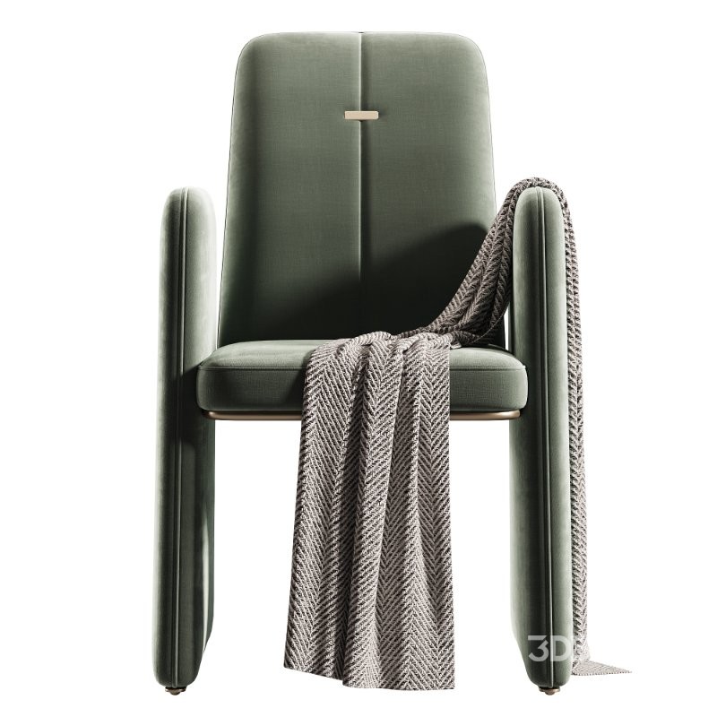 HOTHING YUPPIES Leather chair with armrests Image 2