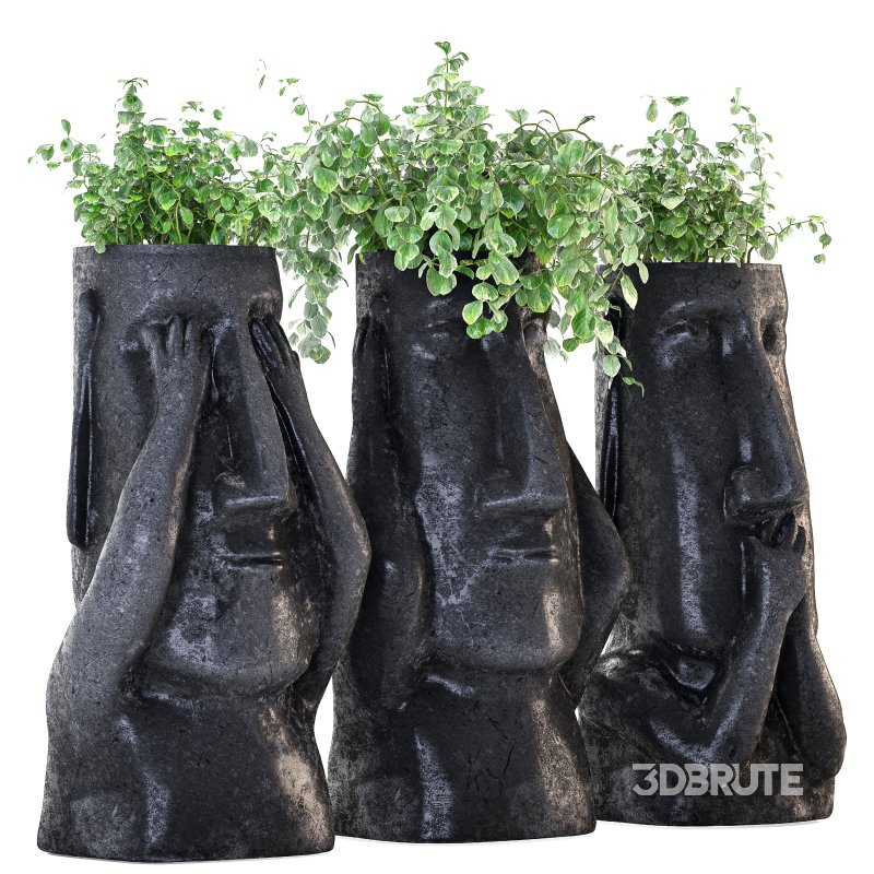 Easter Island Planter Image 3