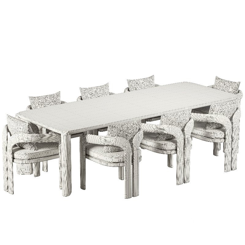 Chloe Teak Dining Chair and Table Image 7