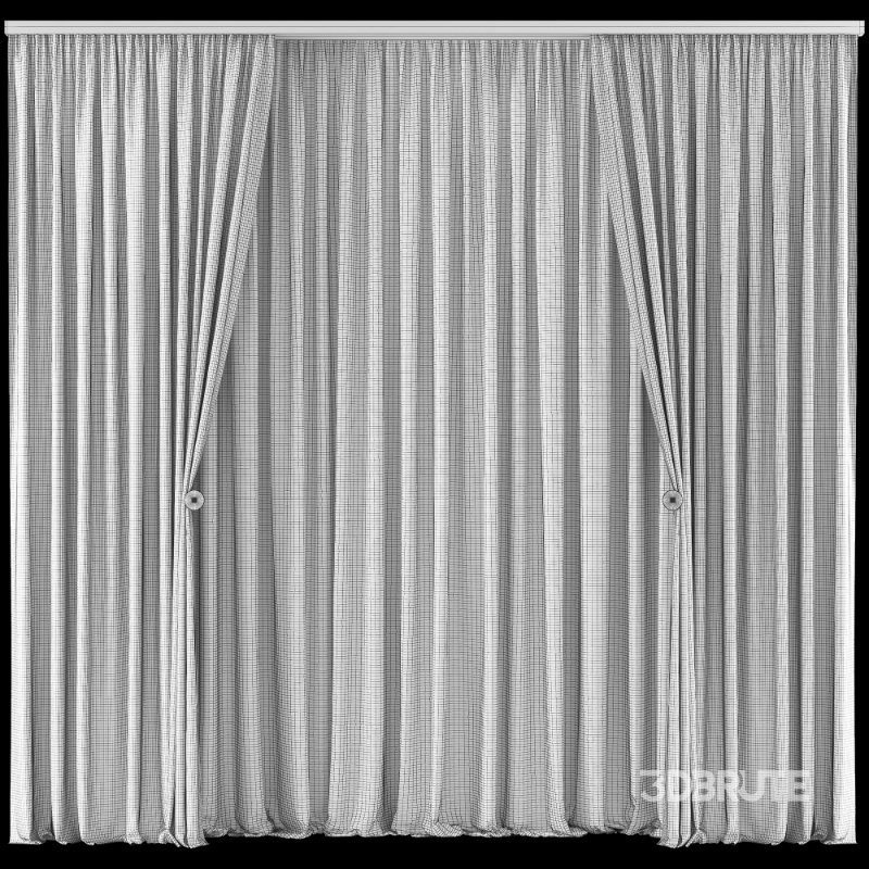 Silk and Cotton Curtain Set 89 Image 4