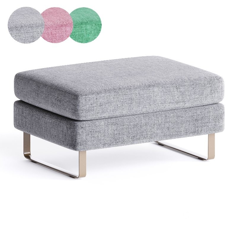 elegance fabric pouf Image 4