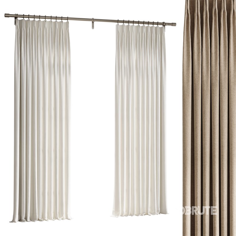 Japandi Linen Blackout Curtains Image 1