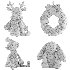 Plush Toys Set 15-Christmas - Thumbnail 4