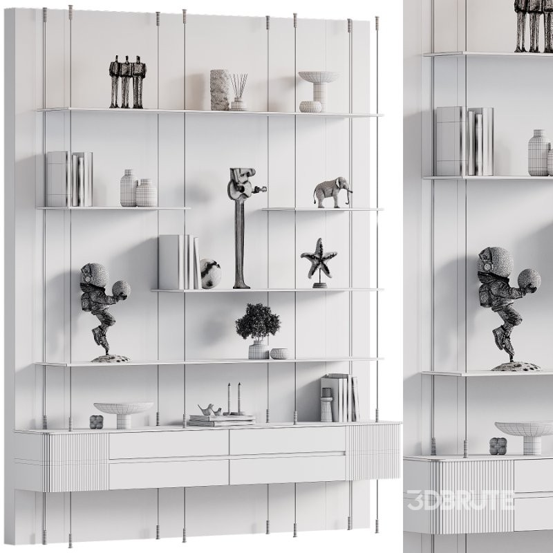 Shelves Decorative – Rack Set 24 Image 1