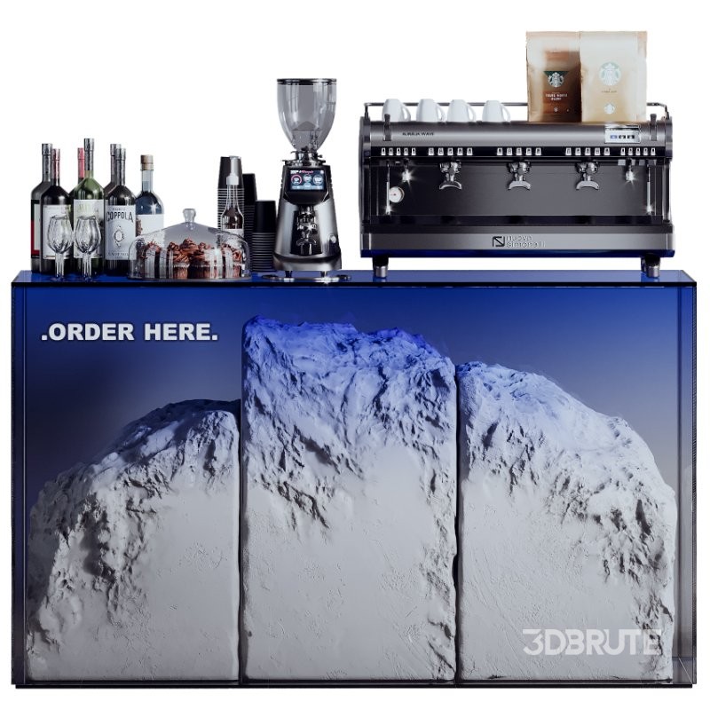 Coffee Shop Reception Restaurant Br Counter Image 4