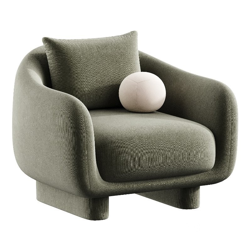 remus armchair black Image 3