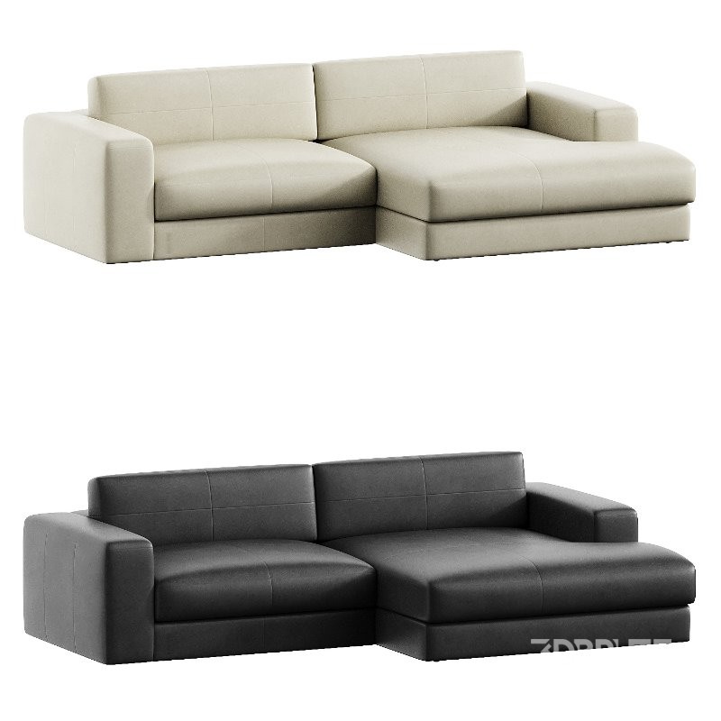 leonard leather sofa Image 3