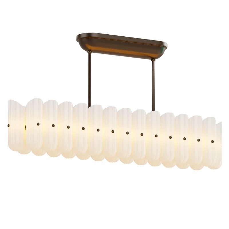 Roll Hill Lorna LED Linear Chandelier Image 1