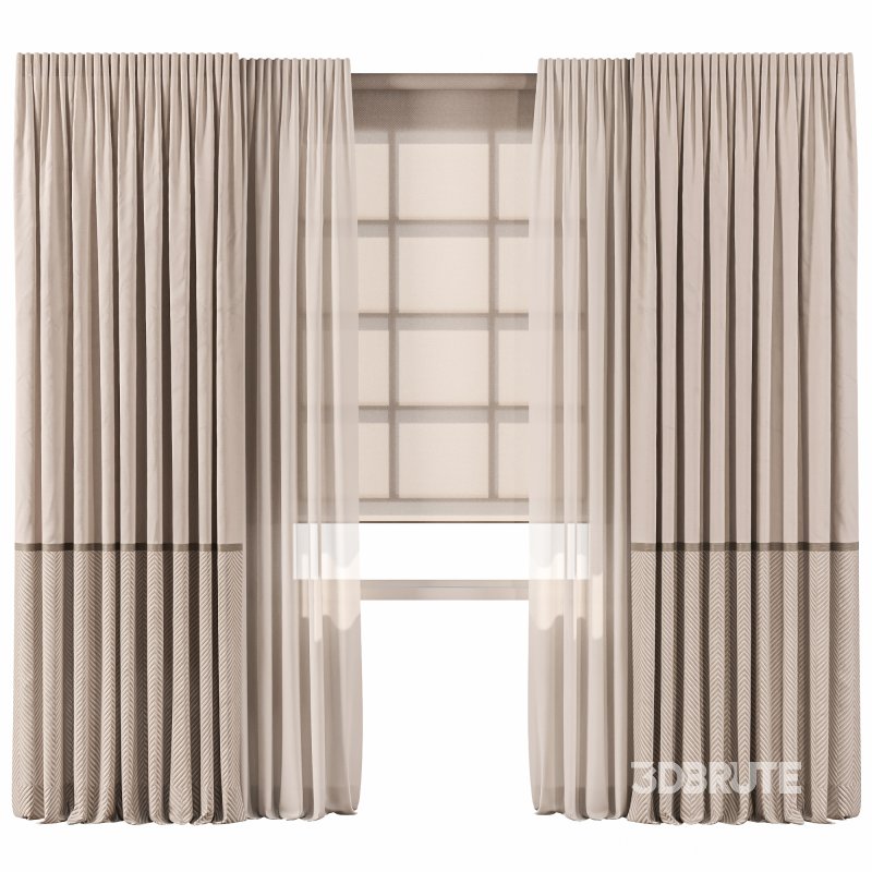 Curtain with Roman Set90 Image 1