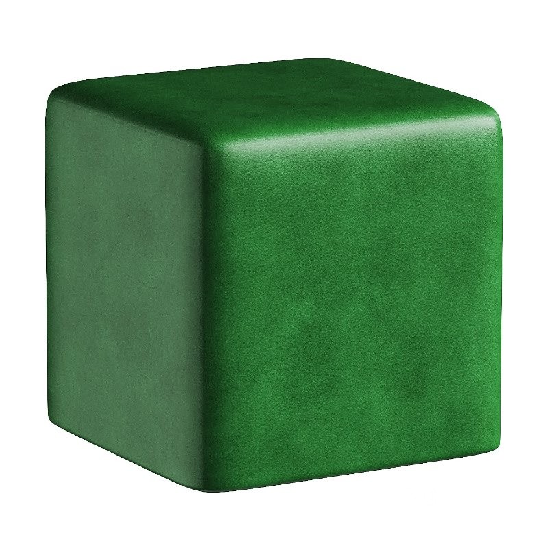 soft cube pouf Image 1