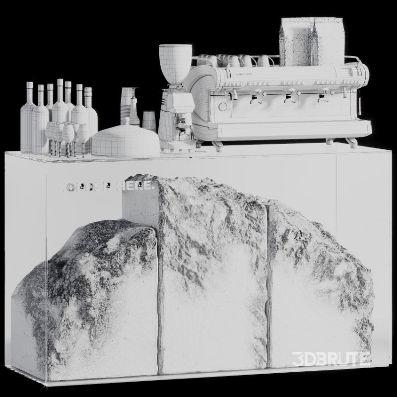 Coffee Shop Reception Restaurant Br Counter Image 2