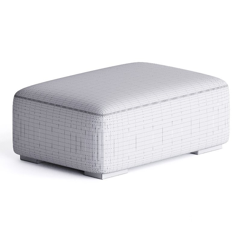 sidonie grey pouf Image 1