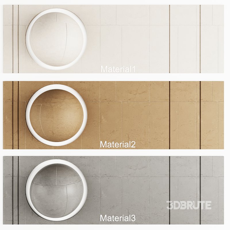 Plaster Tiled Wall Image 1