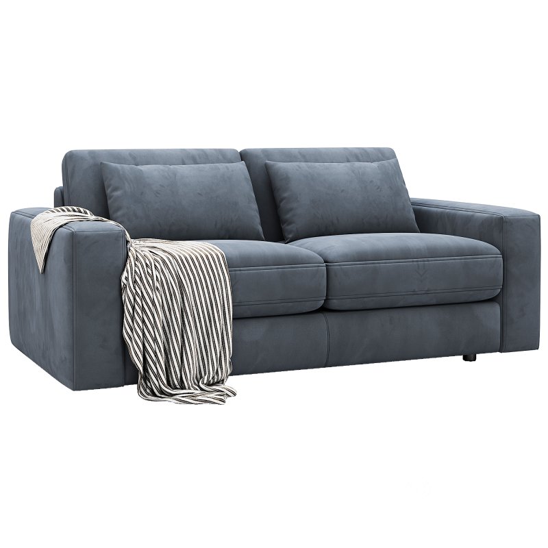 Kipton Wide Arm Nubuck Leather Sofa 211 By Arhaus Image 3