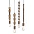 Nordic Wooden Geometric Beads Pendant Lamp - Thumbnail 5