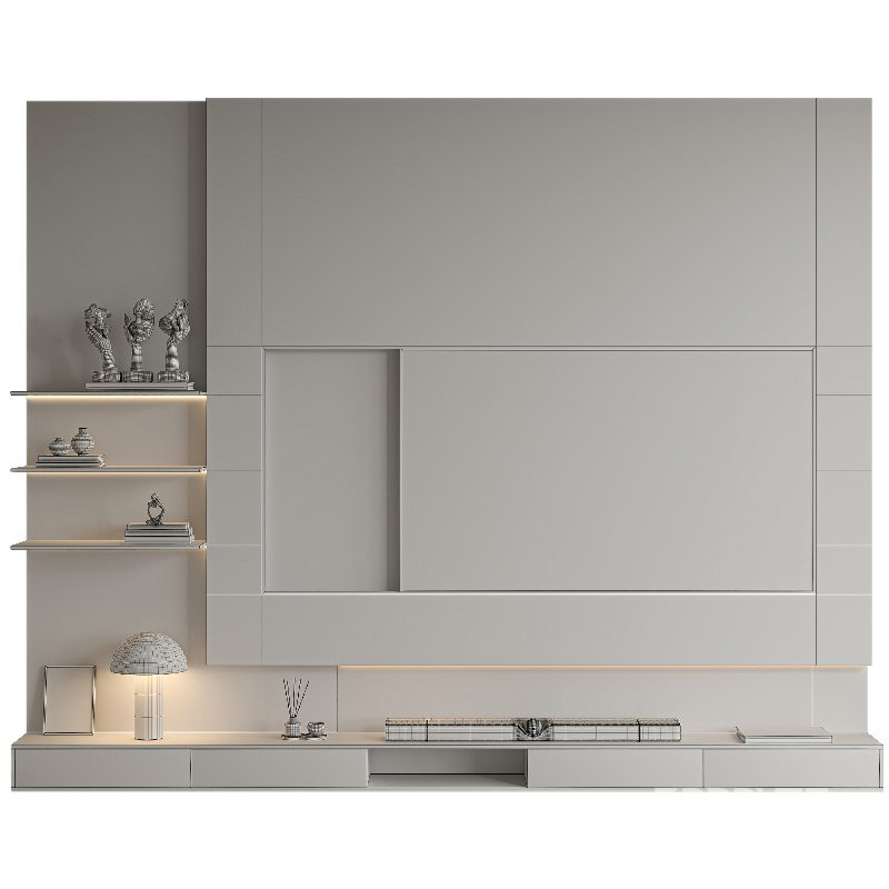 TV Wall-Set 07 Image 4