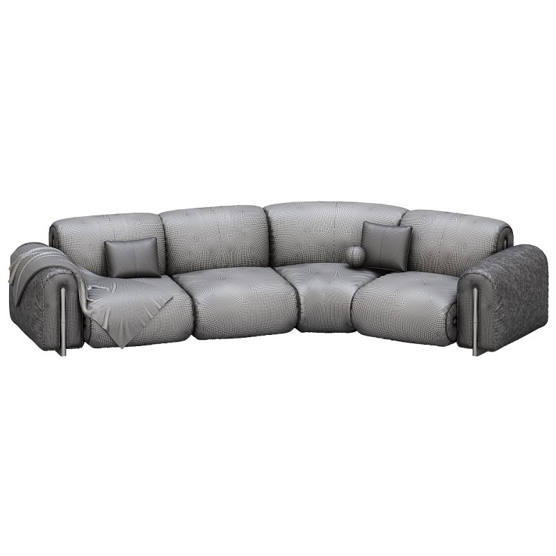 Colle Sectional Sofa With Right Wedge By Natuzzi Image 3