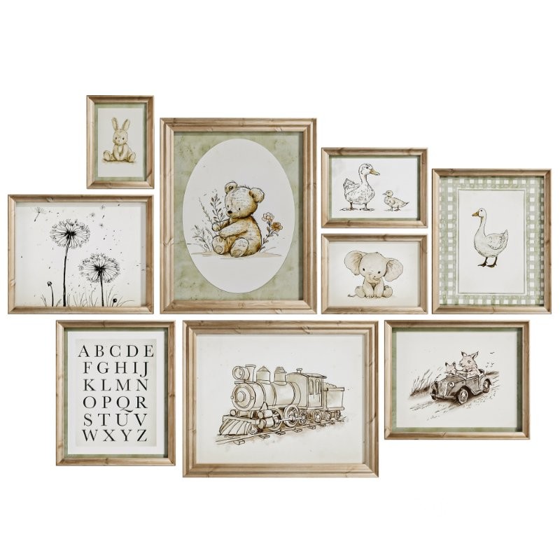 Vintage Gallery Wall for Kids Room Image 1