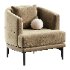 modern linen armchair - Thumbnail 2